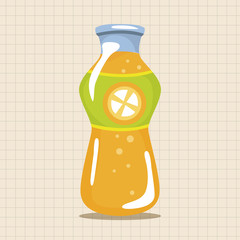 juice drink theme elements