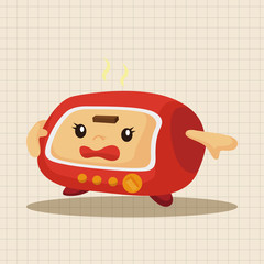 Home appliances theme microwave elements