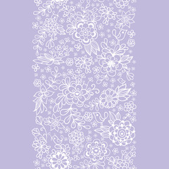 Vintage floral seamless pattern. 