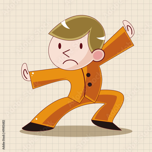"Kung fu theme elements" Imágenes de archivo y vectores libres de derechos en Fotolia.com