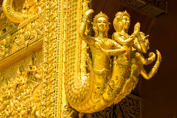 Angel sculpture in Thai temple