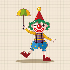 clowns theme elements
