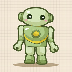 robot theme elements