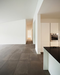 room with domestic kitchen