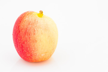 Close up Jazz Apple on a white background