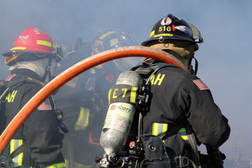 Obraz premium firefighters