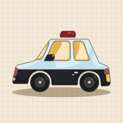 transportation car theme elements