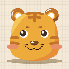 animal cartoon theme elements