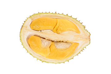 Tropical Fruit, Durian, Isolated On white Background