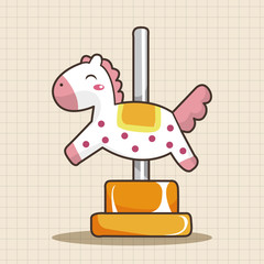 Amusement park facilities theme elements