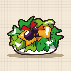 salad theme elements