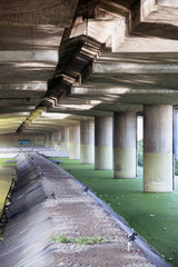 Highway pillars