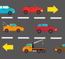 Fototapeta premium Parking or park zone design