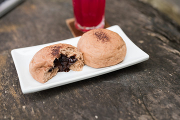 chocolate mochi