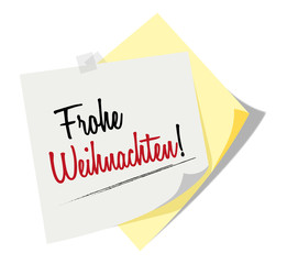 Post it | Notizzettel | Frohe Weihnachten! | Scribble 2