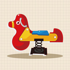 Amusement park facilities theme elements