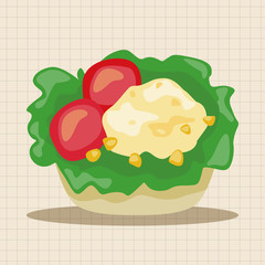 salad theme elements