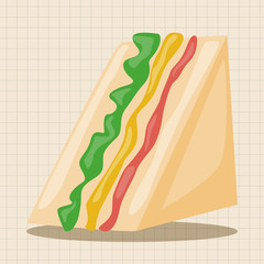sandwich theme elements - 91425490