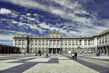 Fototapeta premium Palazzo Reale di Madrid
