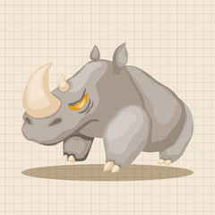 animal cartoon theme elements