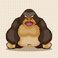 animal cartoon theme elements