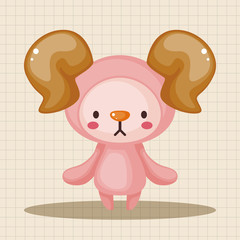 Constellation Capricorn theme elements