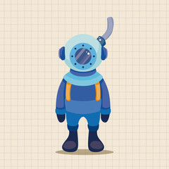 diver theme elements