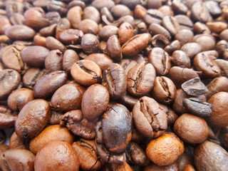 Coffee pattern background