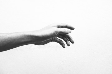 Working Hand Concept . Conceptual Photography - EMOTIONAL
