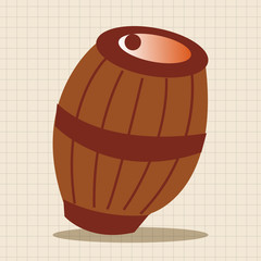pirate casks theme elements