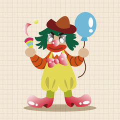 circus clown theme elements