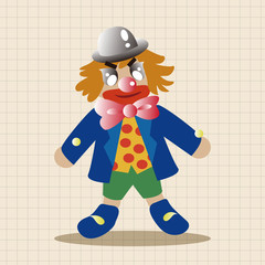circus clown theme elements