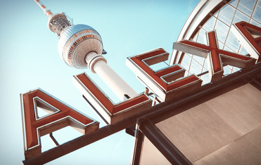 Alexanderplatz Berlin - obrazy, fototapety, plakaty