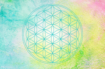 flower of life - happy color 