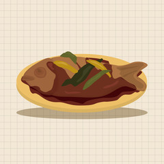 chinese food theme elements