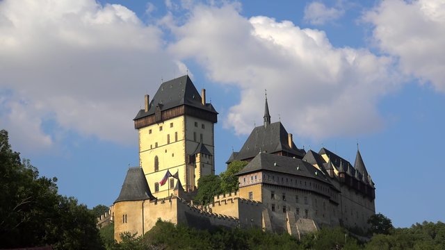 Karlstejn medieval Castle. Bohemia