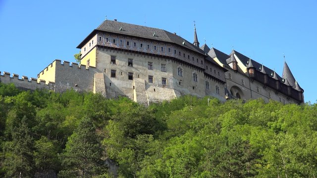 Karlstejn medieval Castle. Bohemia