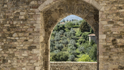 Fototapeta premium Medieval architecture in Italy