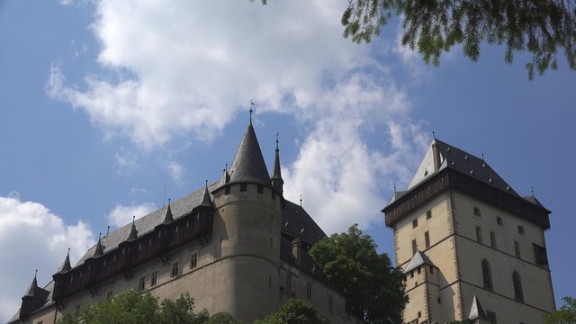 Karlstejn medieval Castle. Bohemia