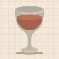wine drink theme elements