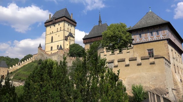 Karlstejn medieval Castle. Bohemia