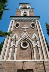 Bell tower of Monastery of Saint Nino at Bodbe, Georgia