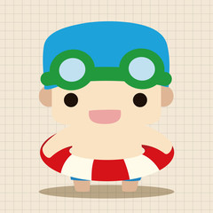 Water Sports theme elements