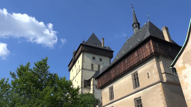 Karlstejn medieval Castle. Bohemia