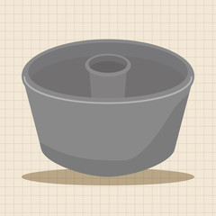 kitchenware baking mold theme elements