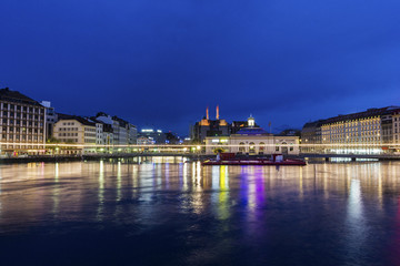 View on Geneva in Switzerland