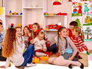 Children in kindergarten.