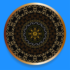 Round ornament pattern 