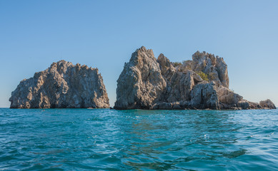 Fototapeta premium Attractive girl on a yacht 