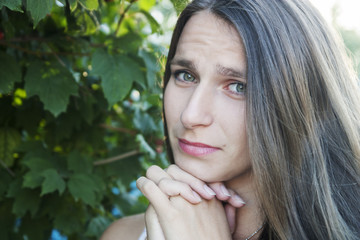 Portrait of a beautiful woman